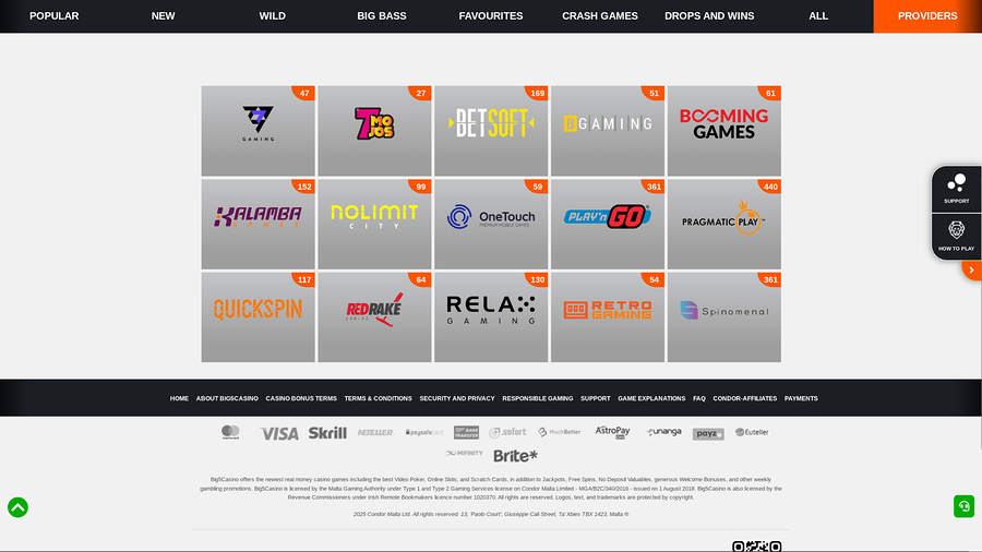 Big5Casino Desktop Game Developers