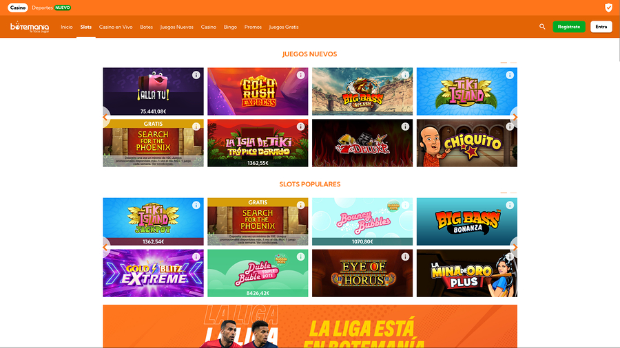 Bingo Botemania Casino Desktop Games