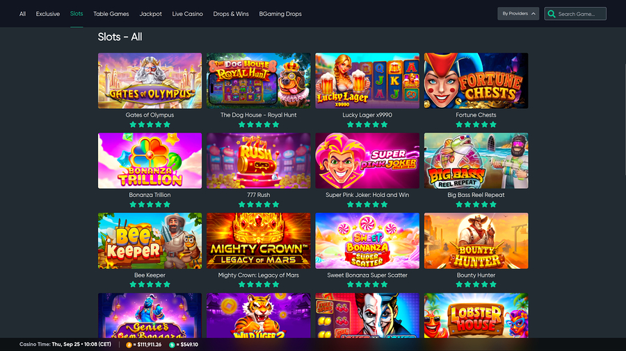 Bitcoin.com Games Casino Desktop Games