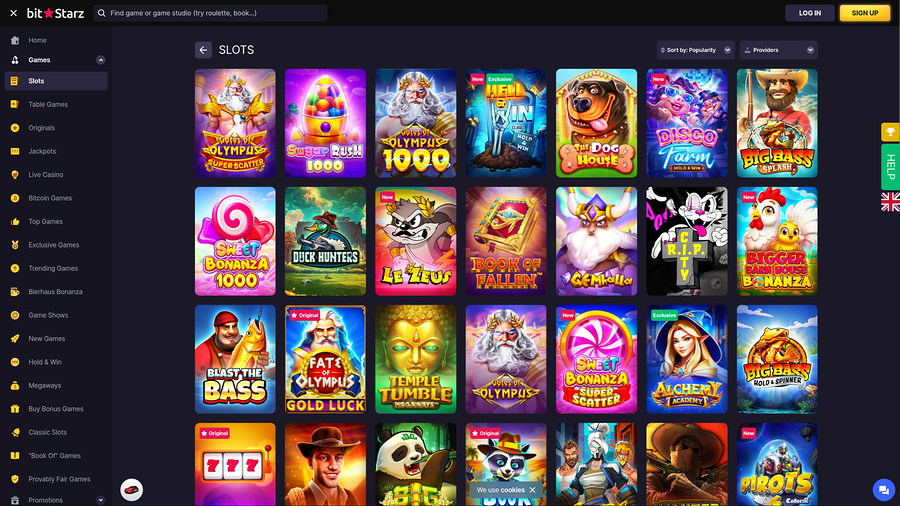 Bitstarz Casino Desktop Games