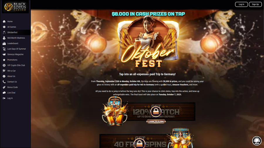 Black Lotus Casino Desktop Oktoberfest