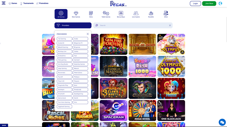 BluVegas Casino Desktop Game Developers