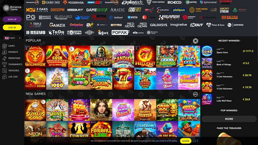 Bonanza Game Casino Desktop Game Developers