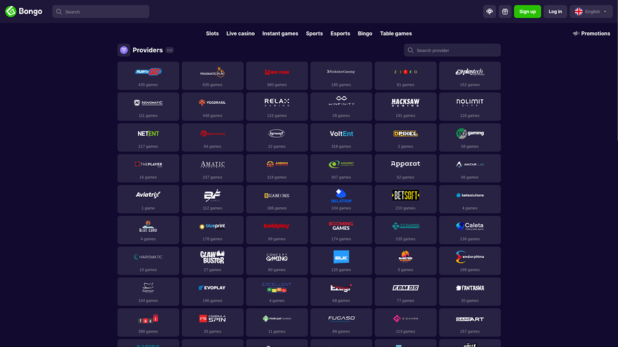 Bongo Casino Desktop Game Developers