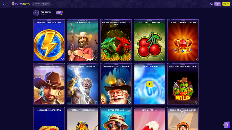 BonusKong Casino Games