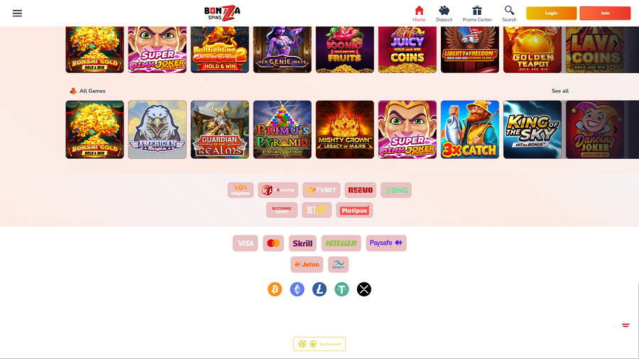Bonza Spins Casino Desktop Game Developers