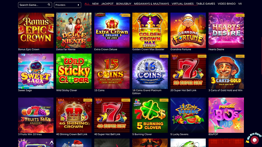 Boombang Casino Desktop Games