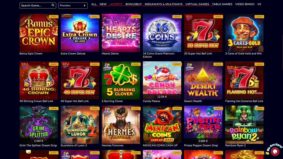 Boombang Casino Desktop Jackpot