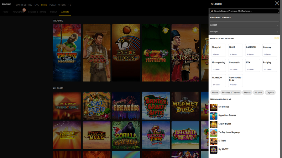 Bpremium Casino Desktop Game Developers