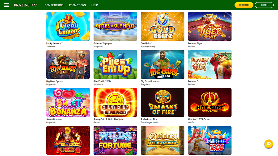 Brazino777 Casino Desktop Games