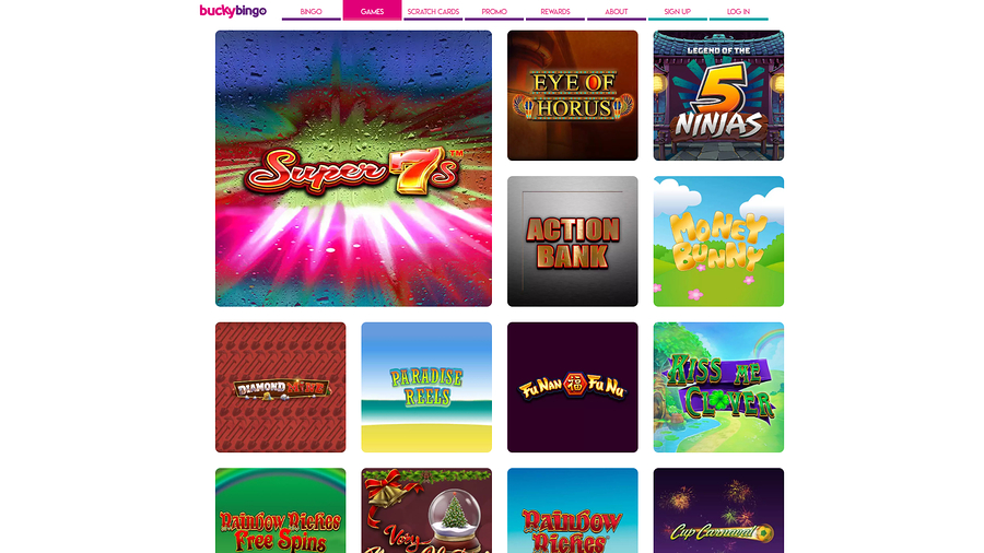 Bucky Bingo Desktop Games