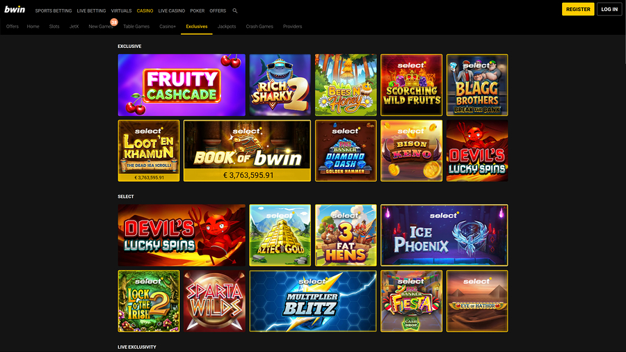 Bwin Casino Desktop Games