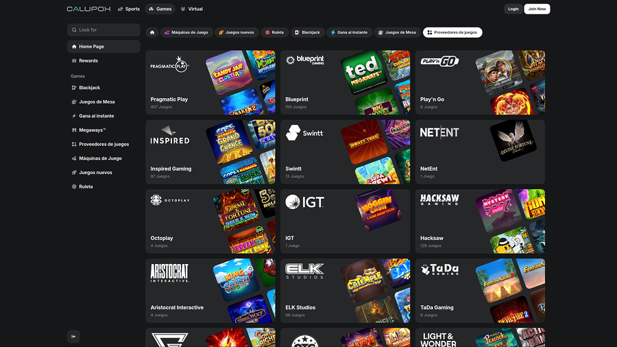 Calupoh Casino Desktop Game Developers