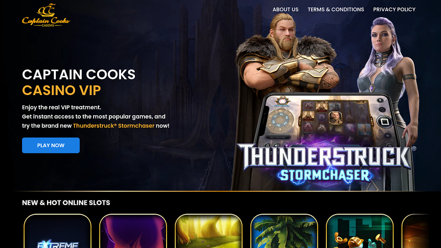 Captain Cooks Casino Desktop VIP Program