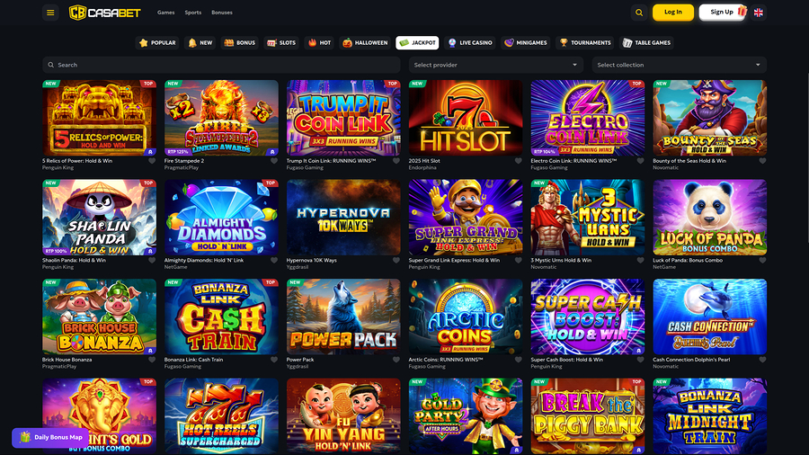 Bote de Casabet Casino para escritorio