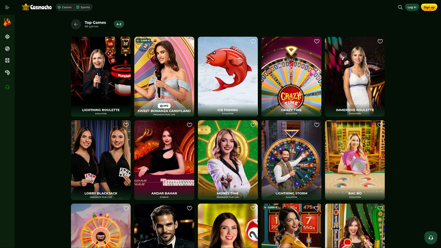 Casino Casinacho con crupier en vivo