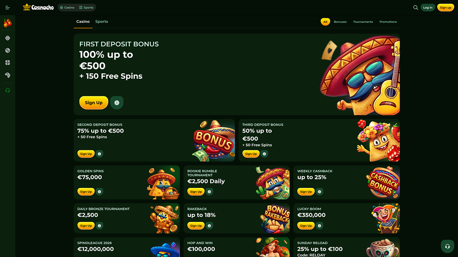 Promociones del Casino Casinacho