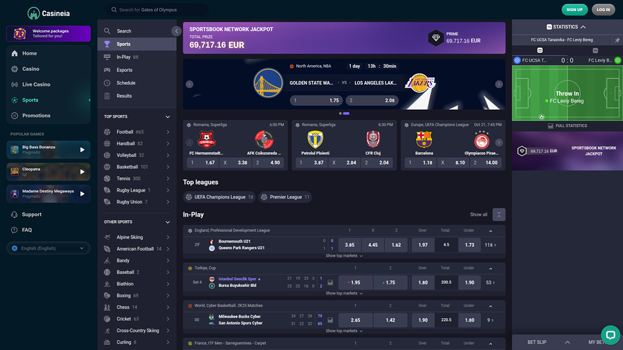 Casineia Casino Desktop Live sports
