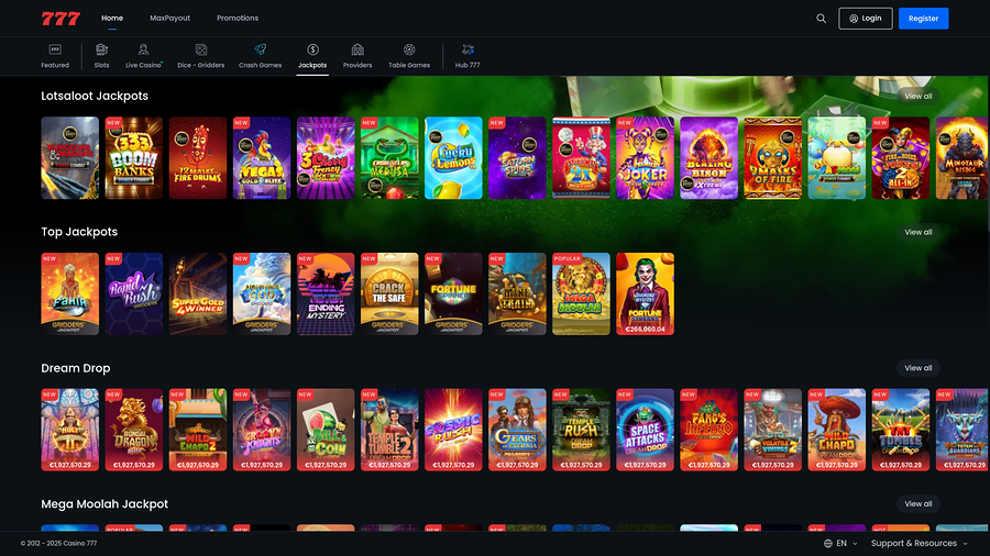 Casino 777 Desktop Jackpot