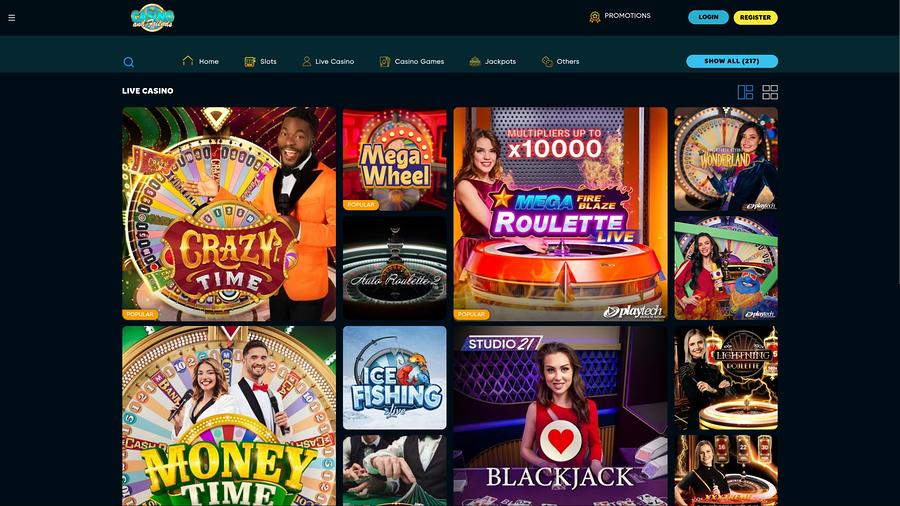 Casino And Friends skrivbordets livedealer