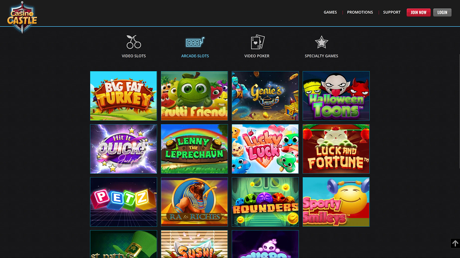 Casino Castle Desktop Arcade Slots