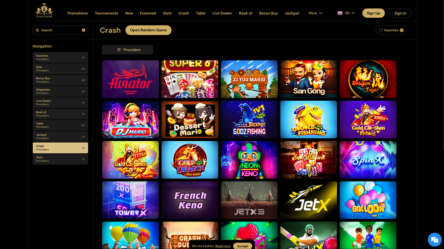 Casino Empire Desktop Crash Games