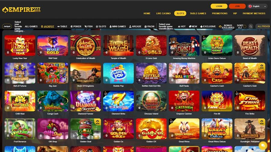 Casino Empire777 Desktop Jackpot