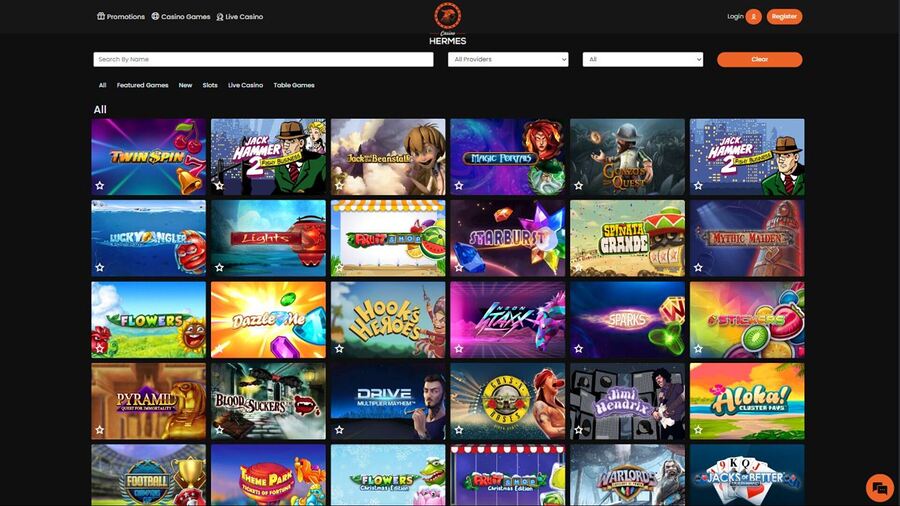 Casino Hermes Desktop Games