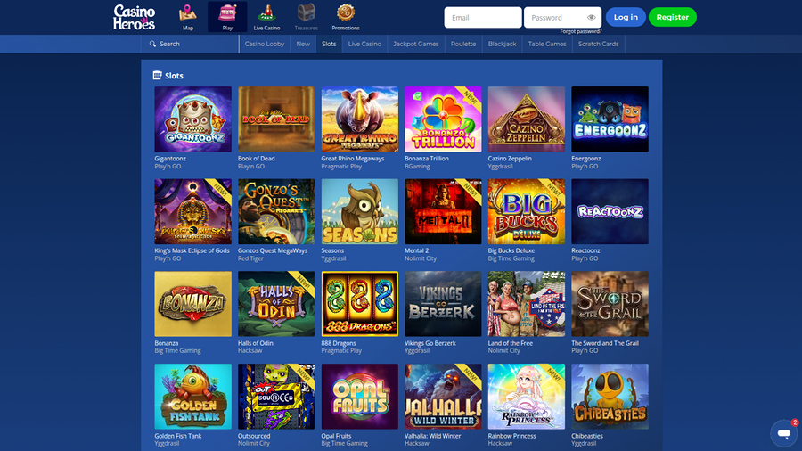 Casino Heroes Desktop Game Developers