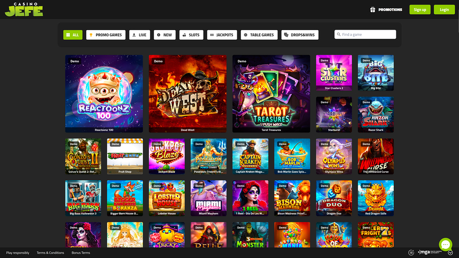 Casino JEFE Desktop Games