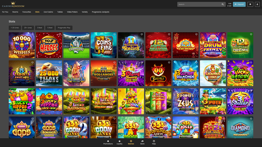 Casino Kingdom Desktop Games