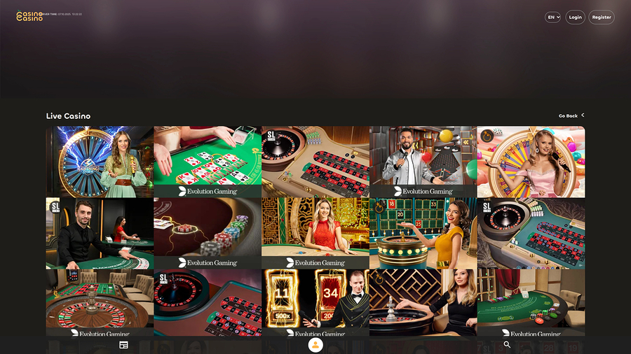 CasinoCasino Desktop Live Dealer