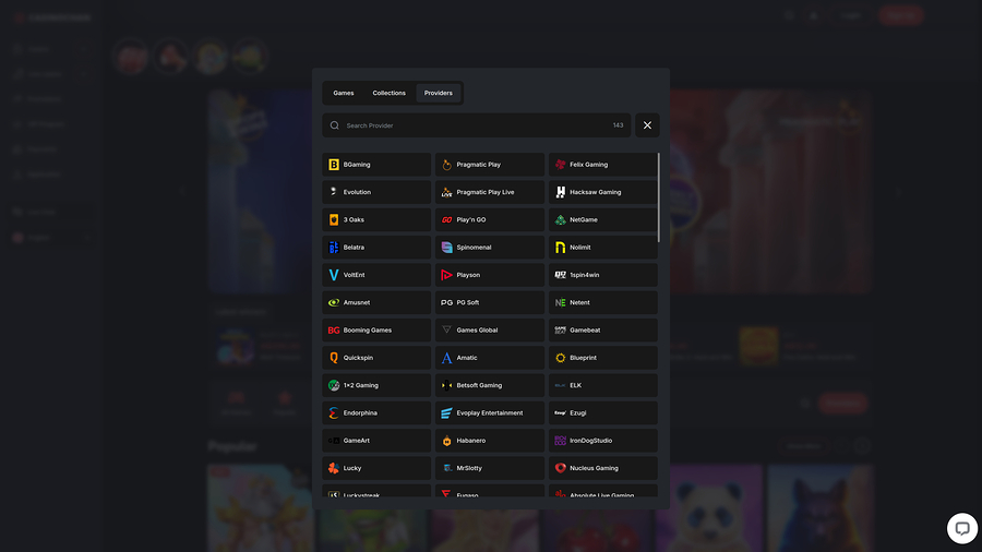 CasinoChan Casino Desktop Game Developers