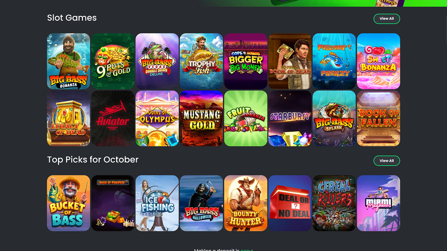 CasinoKings.com Games Desktop