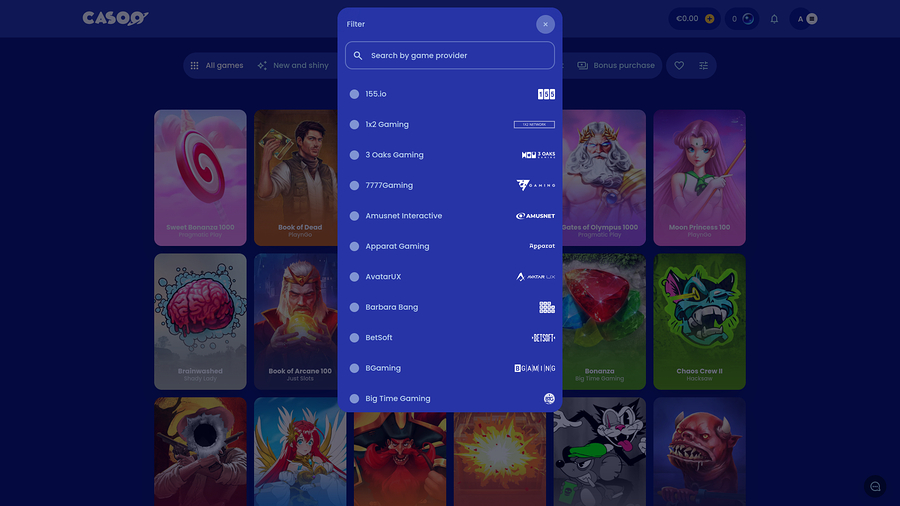 Casoo Casino Game Developers Desktop