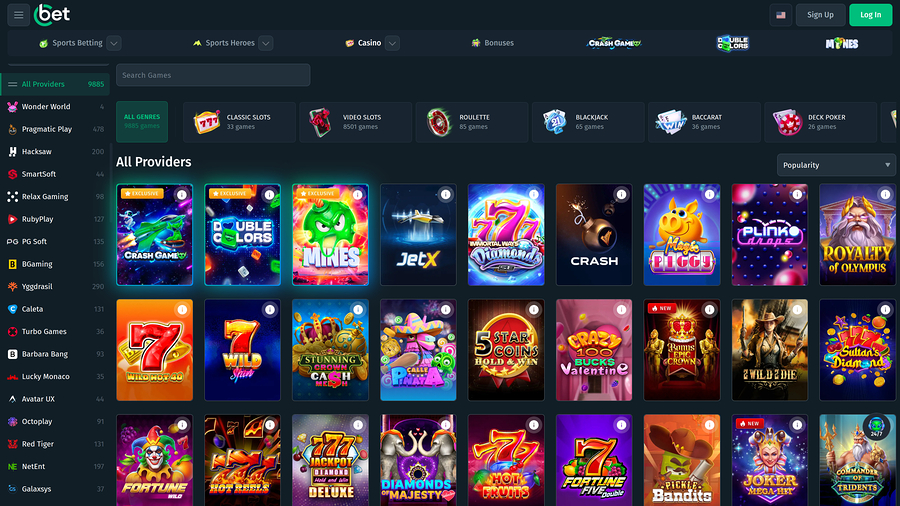 Cbet.gg Casino Game Developers Desktop