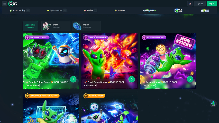 Cbet.gg Casino Promotions Desktop