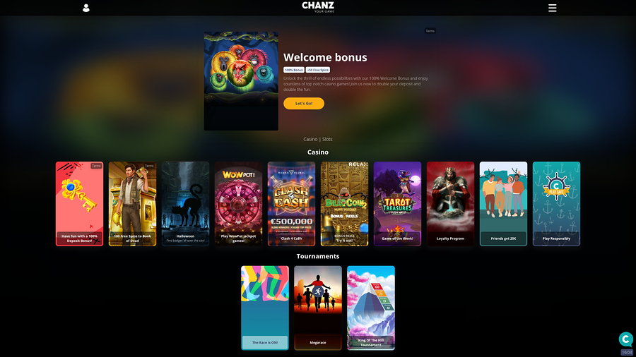 Chanz Casino Kampanjer Skrivbord