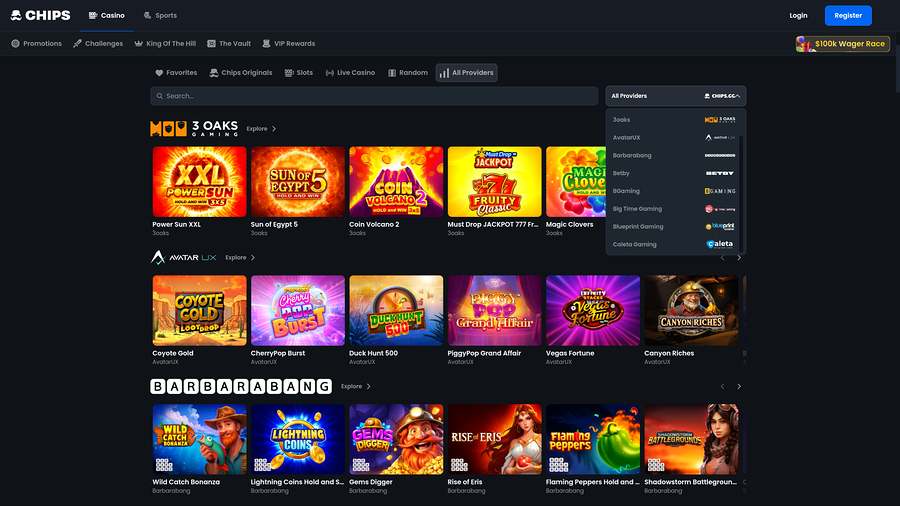 Chips.GG Casino Desktop Game Developers