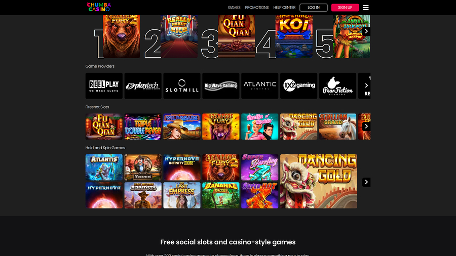 Chumba Casino Game Developers Desktop