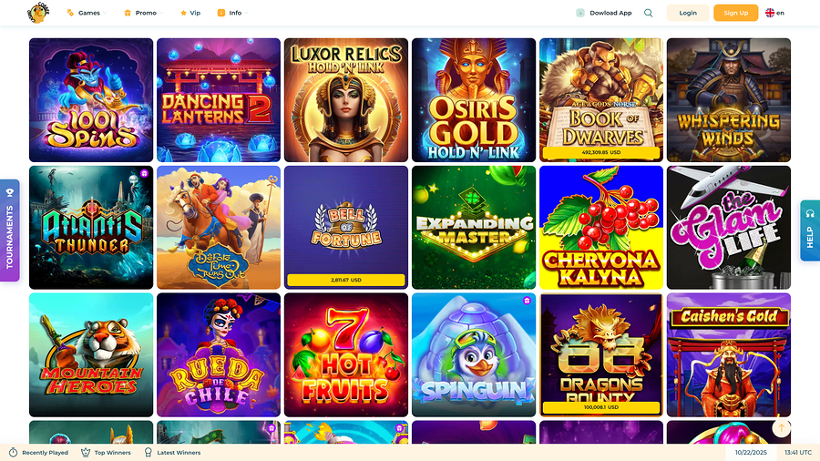 Cobber Casino Jackpot Desktop