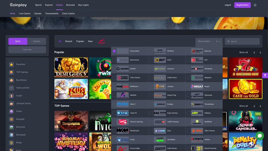Coinplay Casino Game Developers Desktop