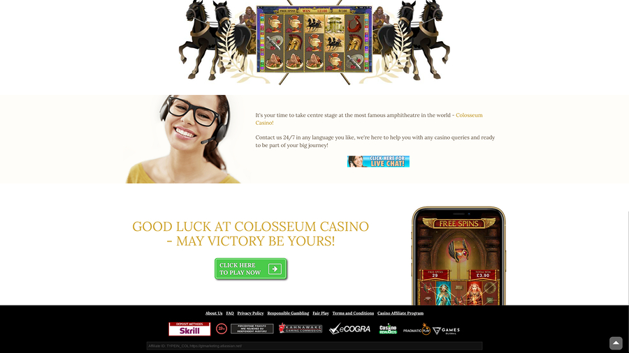 Colosseum Casino Game Developers Desktop