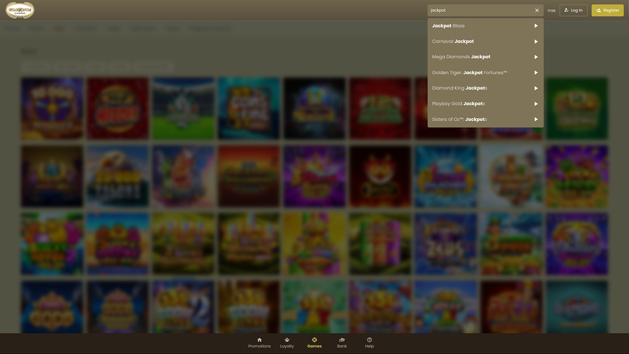 Colosseum Casino Jackpot Desktop