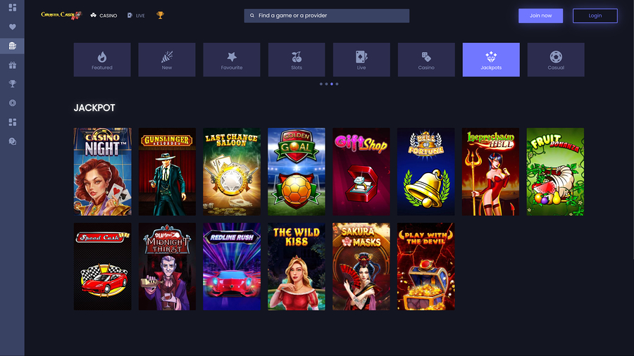 Conquer Casino Jackpot Desktop
