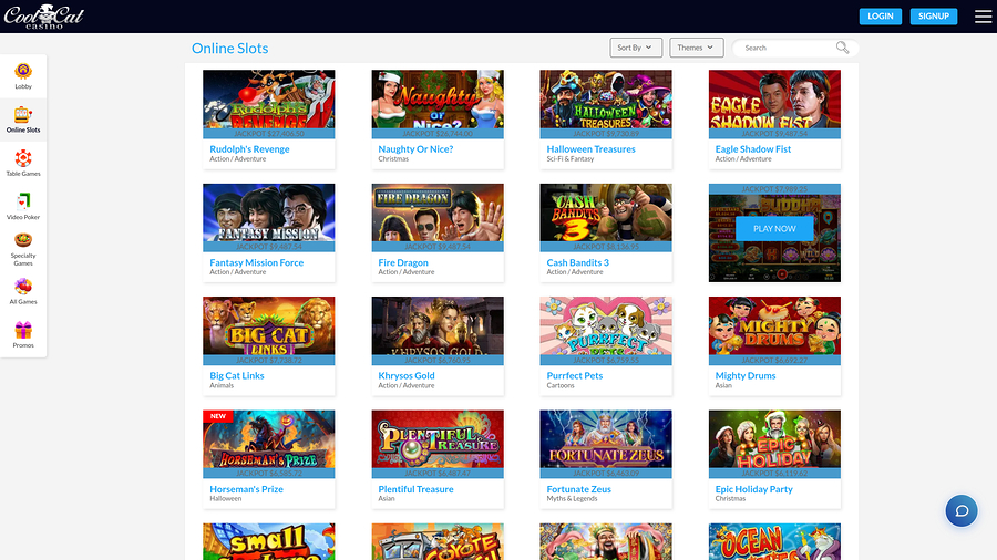 Cool Cat Casino Jackpot Desktop