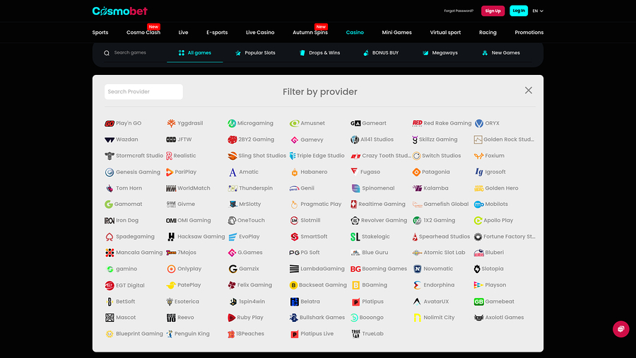 Cosmobet Game Developers Desktop