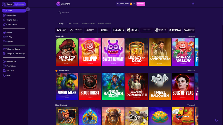 Crashino Game Developers Desktop