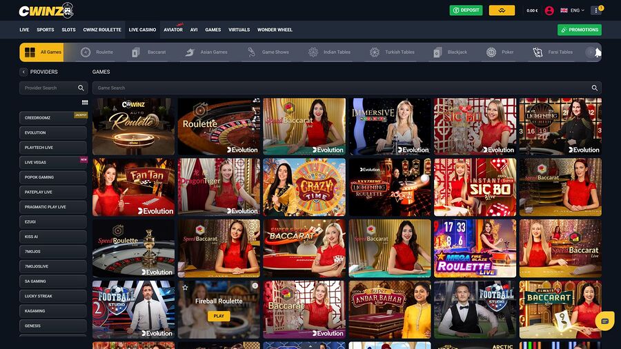 CWinz Desktop Image Live Dealer