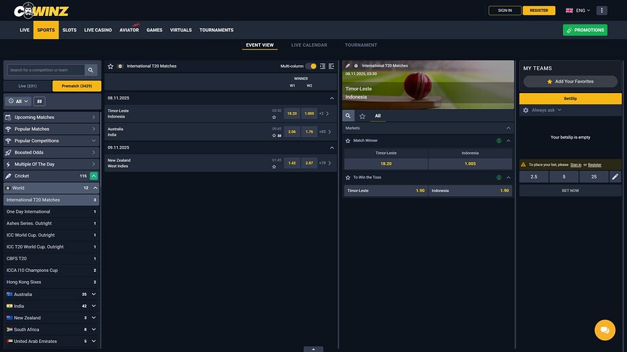 CWinz Desktop Live Sports